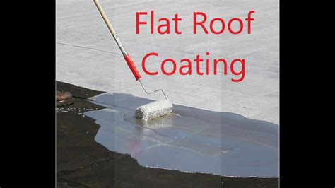 Flat Roof Coating - YouTube