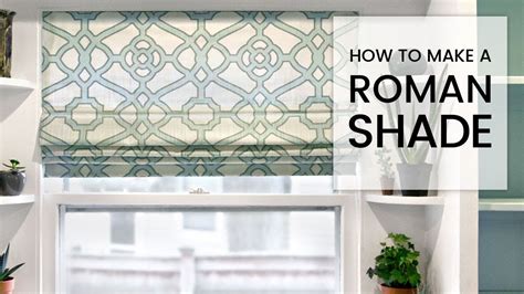 How to Make a Roman Shade - YouTube | Roman shades, Diy roman shades ...