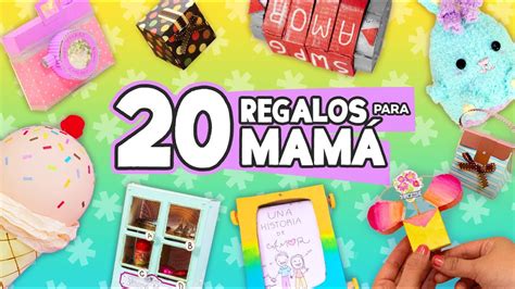 20 REGALOS FÁCILES PARA MAMÁ 🌸 Manualidades sencillas ️ Craftingeek