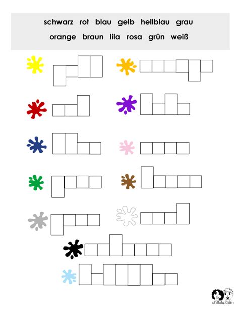 ️German Colours Worksheet Free Download| Goodimg.co