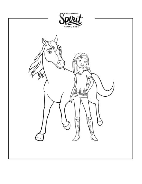 Printable Spirit Horse Coloring Pages - Printable World Holiday