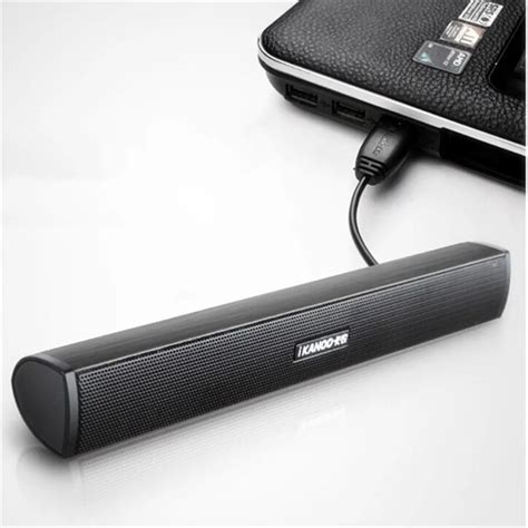 iKANOO Portable Laptop /Computer/PC Speaker Subwoofer USB Soundbar ...