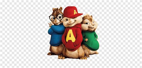 Alvin and the chipmunks,three br, squirrel, doll png | PNGEgg