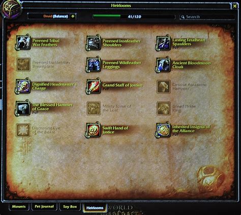 Heirloom - WoWWiki - Your guide to the World of Warcraft