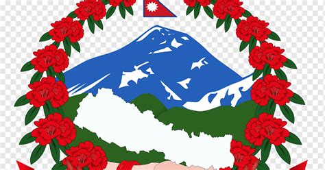 Nepals regering Emblem i Nepal Nepalesisk sprog, nepal flag, jul ...