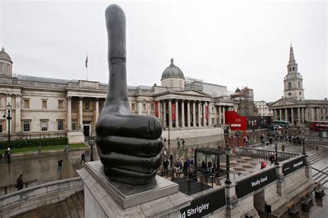 Trafalgar Square: New fourth plinth sculpture by David Shrigley ...