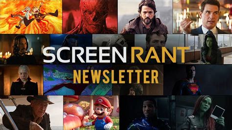 Newsletter | ScreenRant