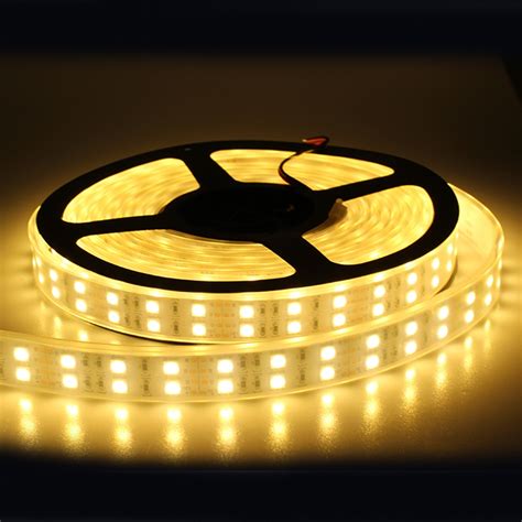 DC12V SMD5050 120led/M Double Row stripe ribbon led strip Wateproof ...