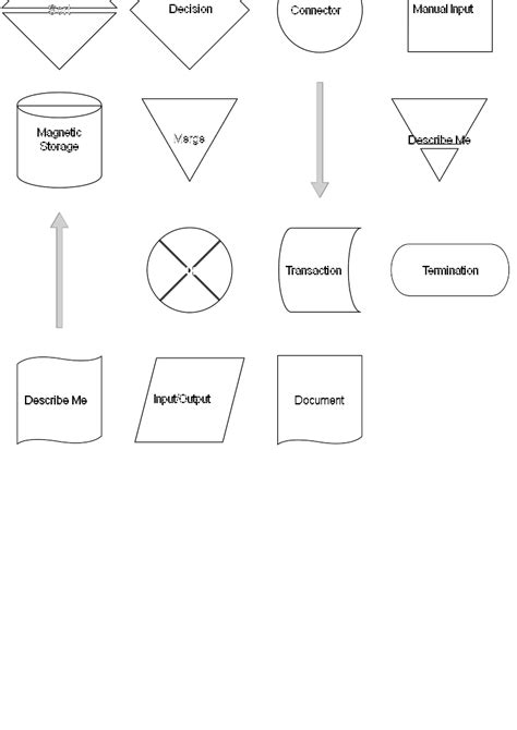 Flowchart Symbols Clip Art at Clker.com - vector clip art online ...