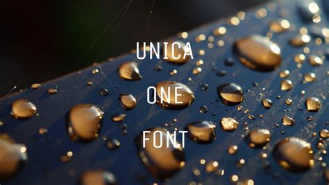 Unica One Font Free Download Free Download - Cofonts