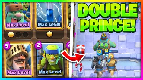 Goblin Giant + Double Prince Deck! Top 200 Deck for Trophy Pushing Tips ...