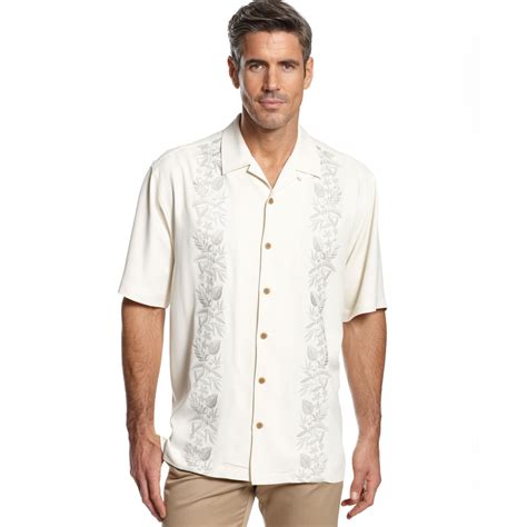 Lyst - Tommy Bahama Road To Havana Short Sleeve Shirt in Natural for Men