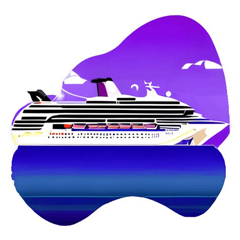 Cruise Ship Outline Graphic · Creative Fabrica