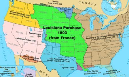 Map Of United States Louisiana Purchase - Amanda Marigold