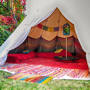 New Boutique camping tents - Purbeck Valley Folk Festival