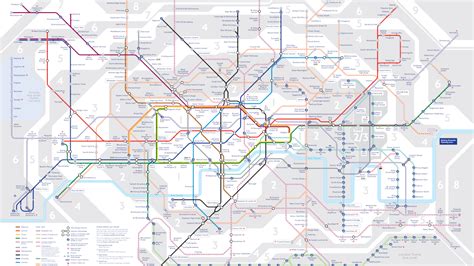 London Tube Map With Elizabeth Line - Map Of Counties Around London