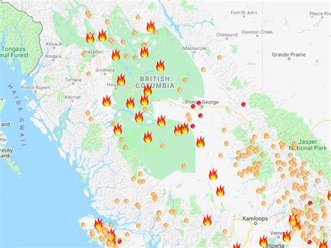 Hřbitov Zvyknout inteligence bc wildfire map Rozličný Včela Pól