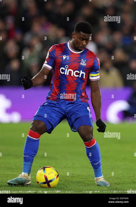 London, England, 25th February 2023. Marc Guehi of Crystal Palace ...