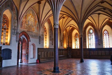 Malbork Castle beautiful interior.