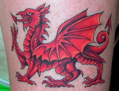 Welsh Flag Tattoos