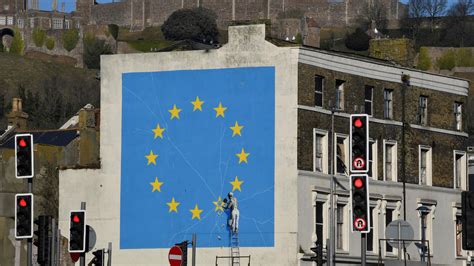 Destroyed or sold? Banksy’s Brexit mural in Dover covered in ...