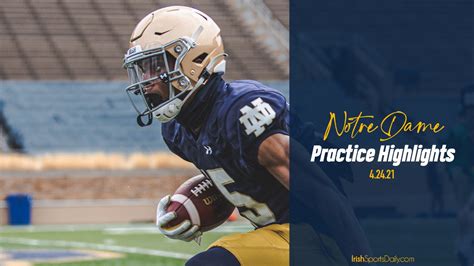 Video | Notre Dame Football Practice Highlights 4.24 | Irish Sports Daily