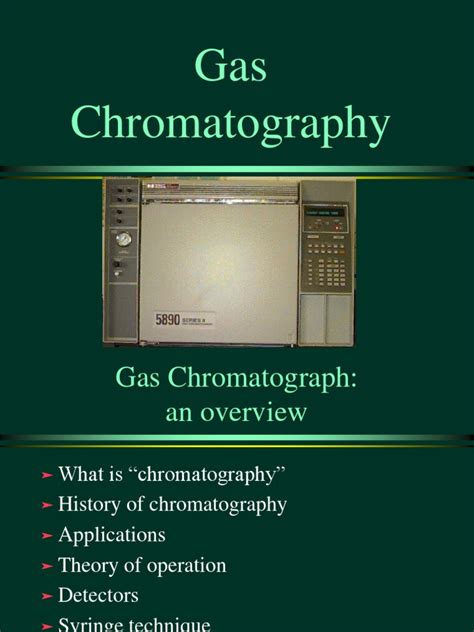 Gas Chromatograph | PDF