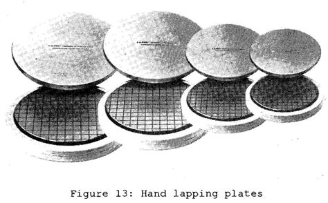 Hand Lapping using Cast Iron Plate on Lapping Machine