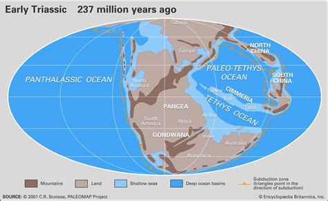 Pangea | Definition, Map, History, & Facts | Britannica