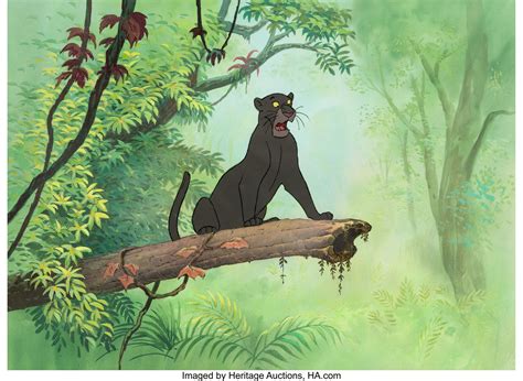 The Jungle Book Bagheera Production Cel on Key Master Production | Lot ...