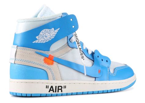 Off White Air Jordan 1 Retro High University Blue UNC - kickstw