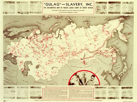 Map of Stalin’s GULAG - Forced Labor Camps in... - Maps on the Web