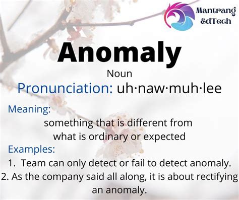 #Anomaly | New words, Nouns, Words