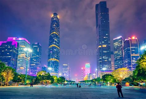 Guangzhou Skyline. Guangzhou, China Editorial Stock Image - Image of ...