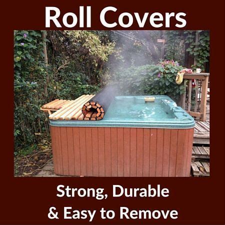 Shop Hot Tub Covers | Wooden Roll Covers For Hot Tubs | Hot tub cover ...