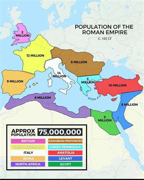 Roman Empire cities mapped - Vivid Maps