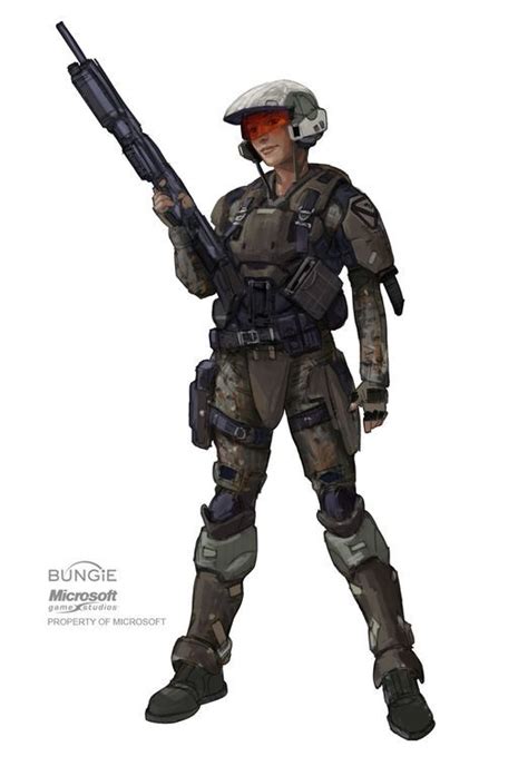 Female Marine (With images) | Halo armor, Halo, Female marines