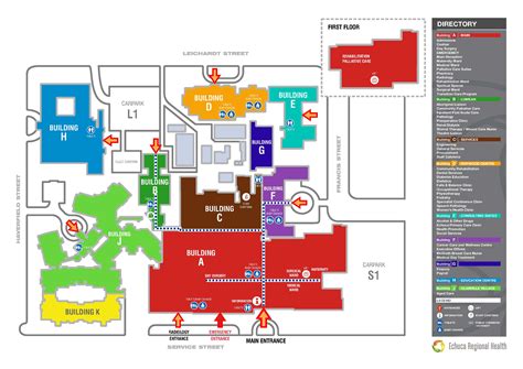 Hospital Maps and Entrances – Echuca Regional Health