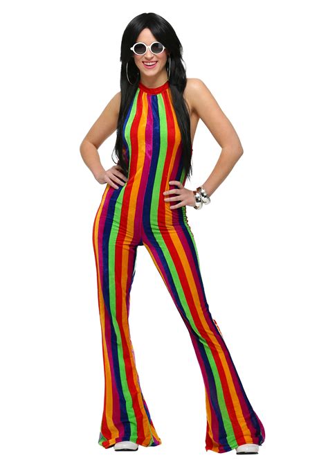 70's Disco Jumpsuit Womens Costume