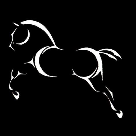 black and white Horse jumping horse logo for wallaceartistry | Arte ...