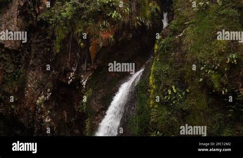 Waterfalls in Cuetzalan Mexico, Rainforest setting, can represent ...