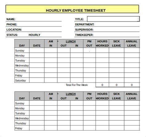 Personalize and download an hourly timesheet - Bonsai