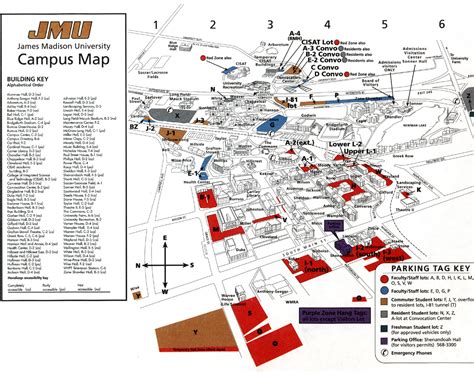 James Madison University Campus Map - Osiris New Dawn Map