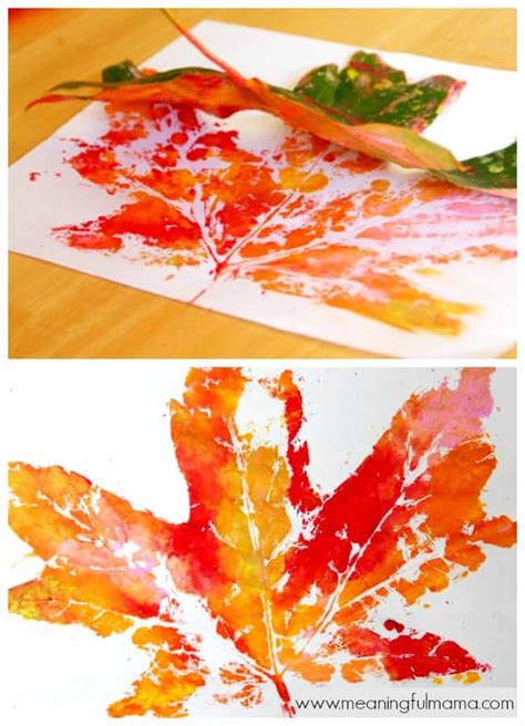 How to Make DIY Fall Leaf Prints with Kids How to Make DIY Fall Leaf ...