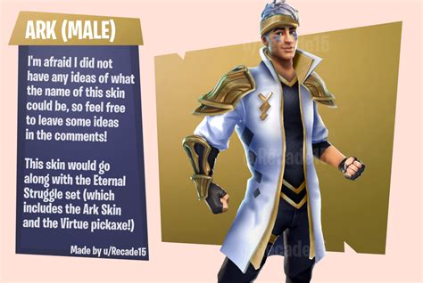 Fortnite Item Shop Skin Concepts: Ark's Male Counterpart and Cyber ...