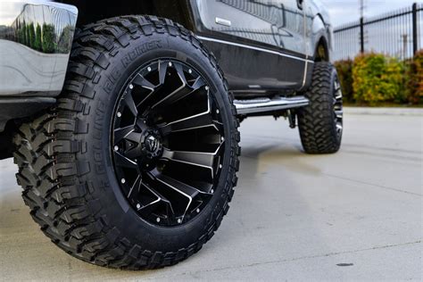 20″ Fuel Wheels D546 Assault Black Milled Rims | RBP Tires Repulser M/T ...