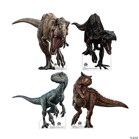 Jurassic World 3: Dominion™ T-Rex, Indoraptor, Carnotaurus & Blue Mini ...