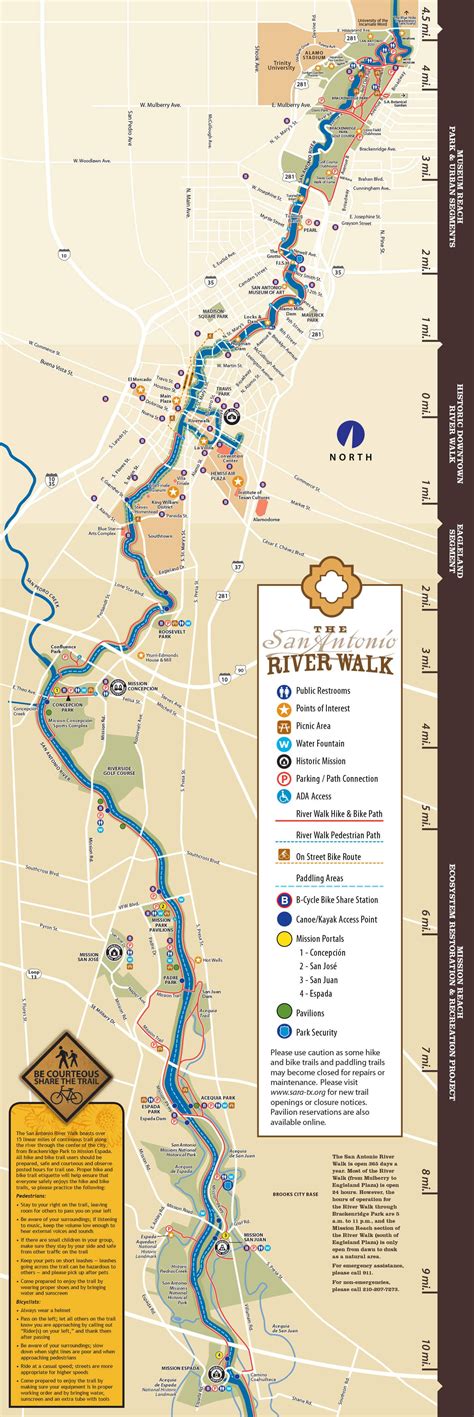 River Walk Map. San Antonio. | San antonio river, San antonio riverwalk ...