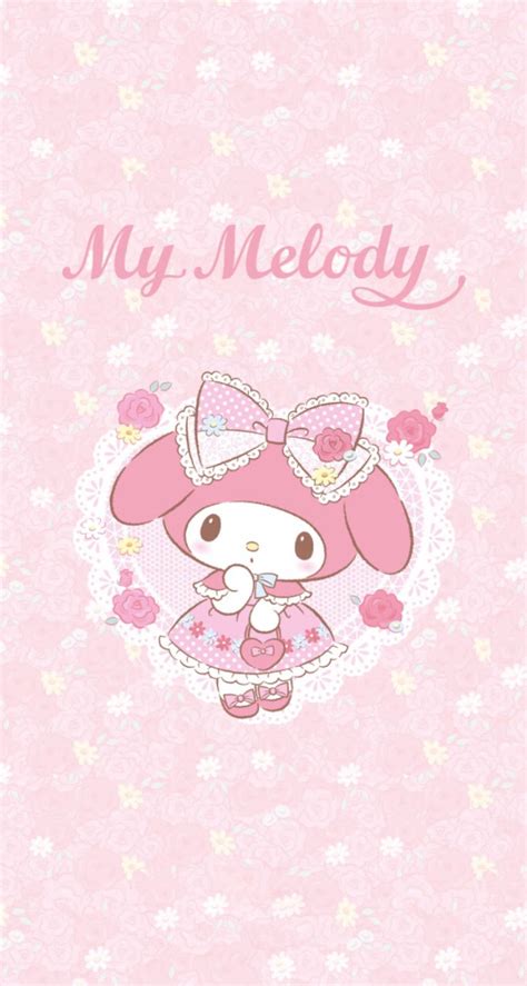 Download My Melody in a pink dress enjoying a beautiful day Wallpaper ...