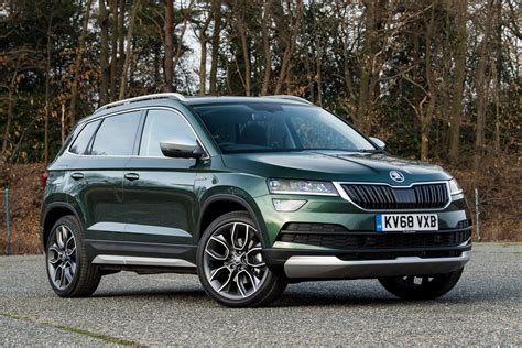 Skoda Karoq 4x4 Scout 2018 года выпуска для рынка Великобритании и ...